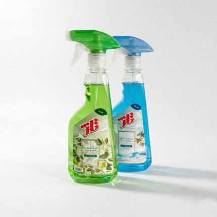 ظرف اسپری شیشه‌پاک‌کن تاژ تولید شده در بانی نو